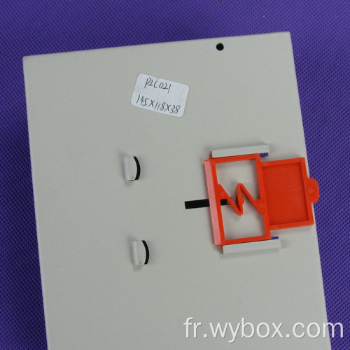 Boîte de rail din électrique en plastique industriel ABS pour module d&#39;alimentation de carte PCB boîtiers en plastique boîte électrique de jonction din de rail